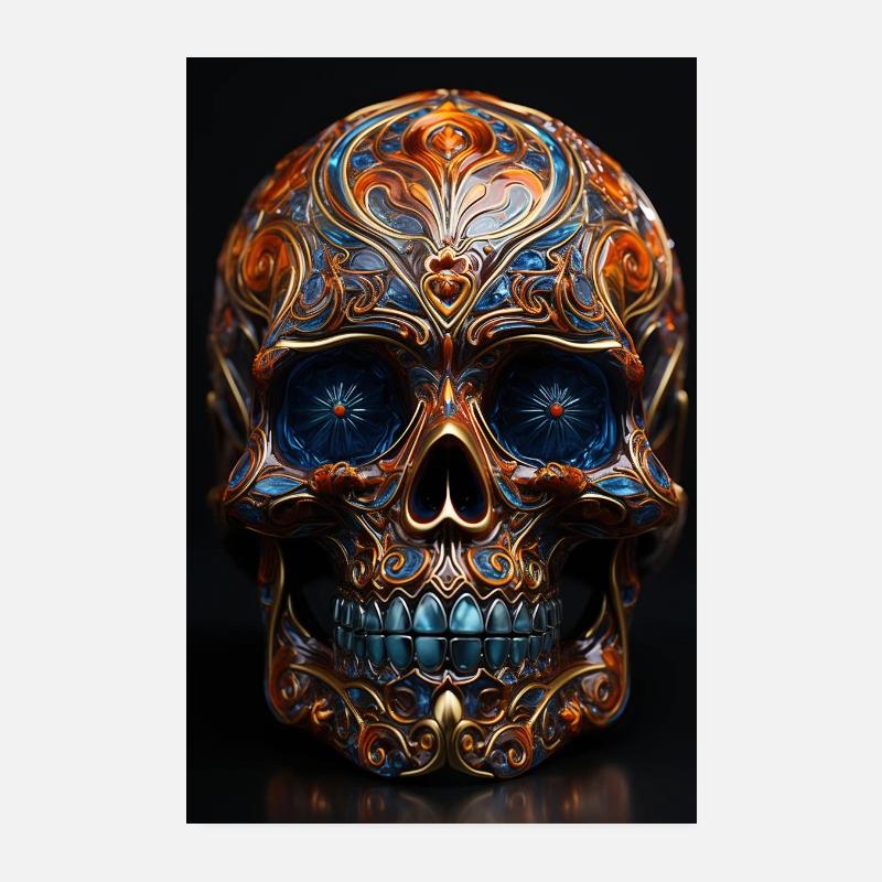 Schädel 006 Poster 20x30 cm