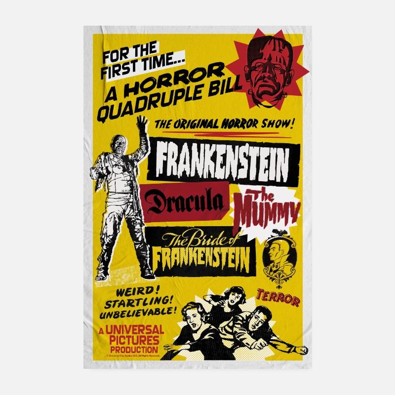 Universal Monsters Horror Show Coloré Poster 20 x 30 cm