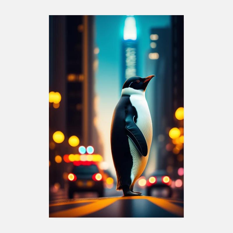 Pinguin Poster 20x30 cm