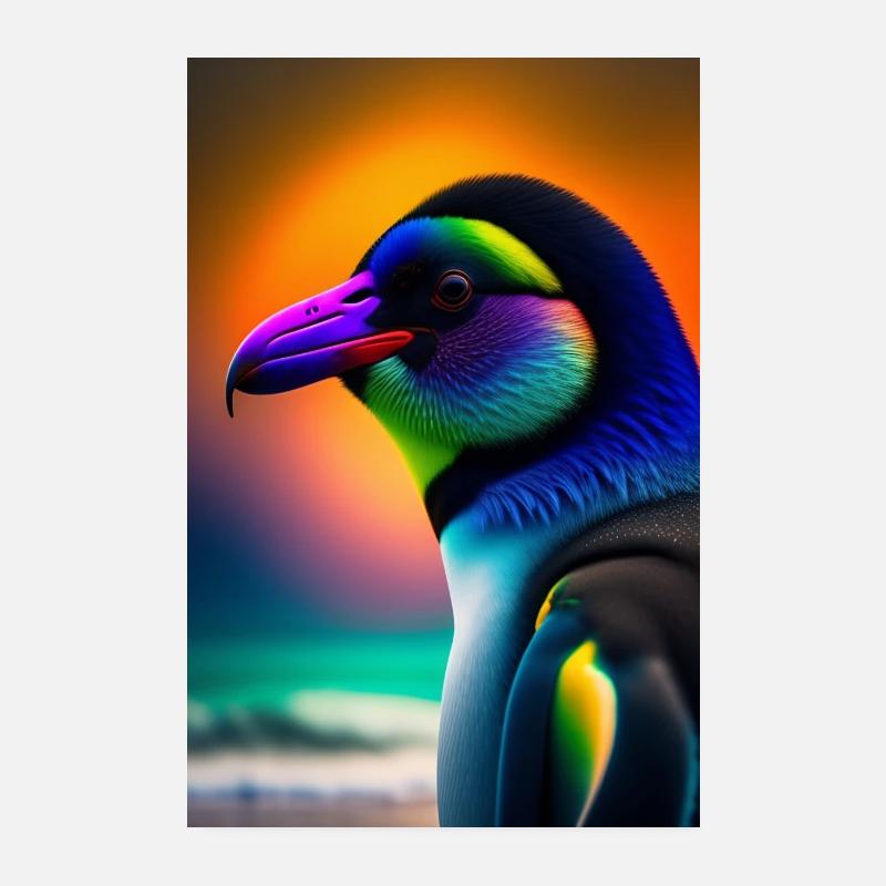 Penguin Poster 8" x 12" (20x30 cm)