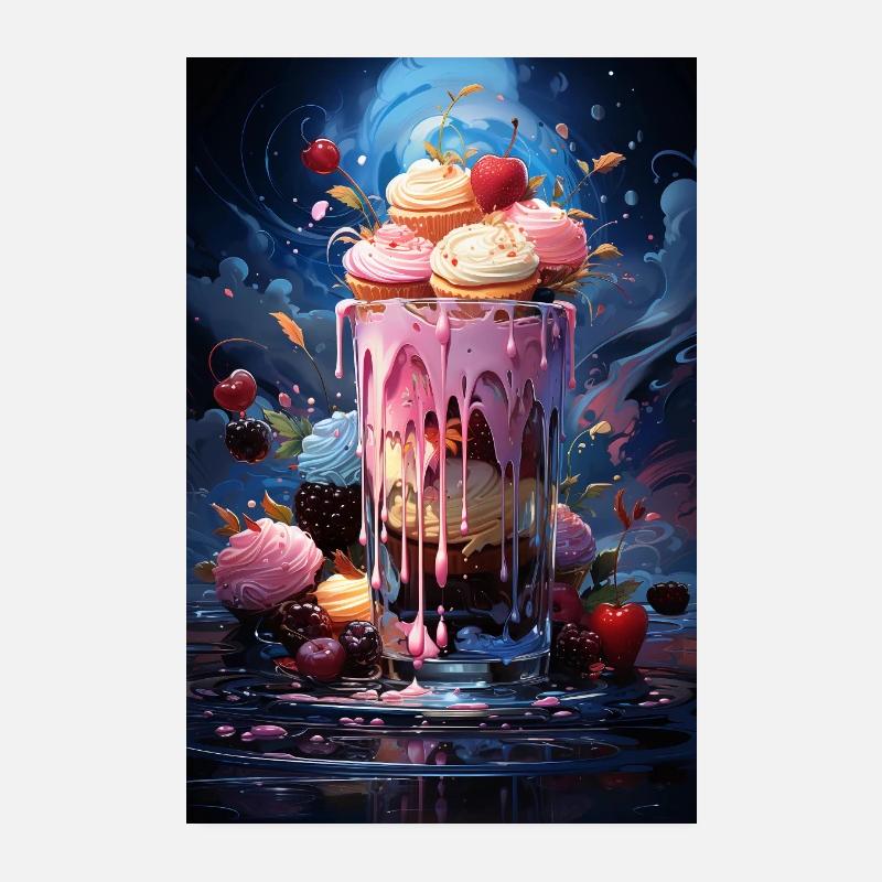 POSTER - Giant Ice Cream Poster 8" x 12" (20x30 cm)