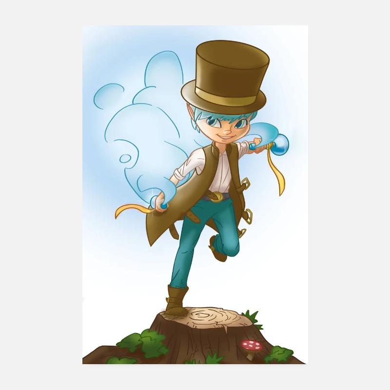Wizard Fairy Fantasy Elves Magical Pixie Poster 8" x 12" (20x30 cm)