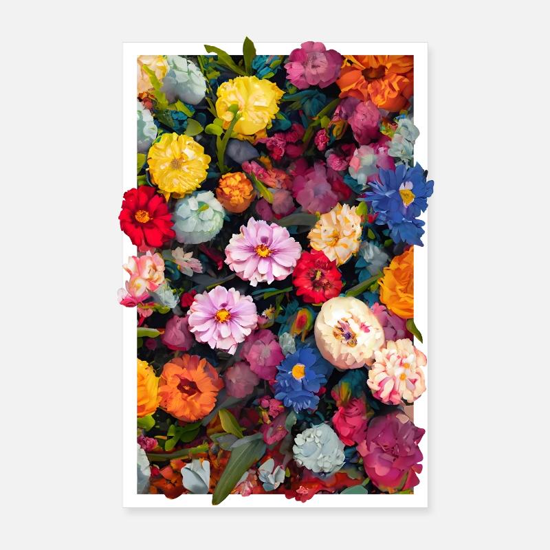 Blomster Poster 20x30 cm