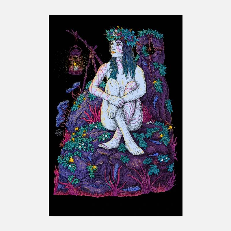 Rituel - Poster 20 x 30 cm - blanc