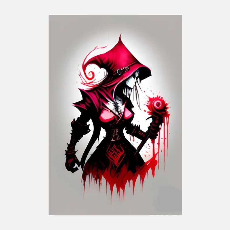 Hexe Poster 20x30 cm