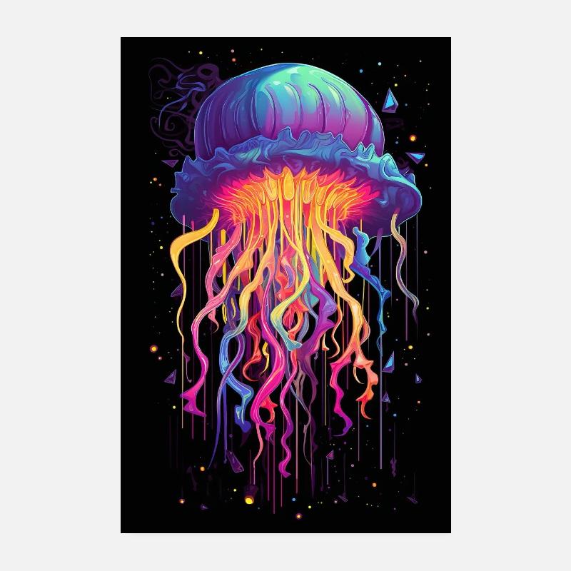 Jellyfish Poster 8" x 12" (20x30 cm)