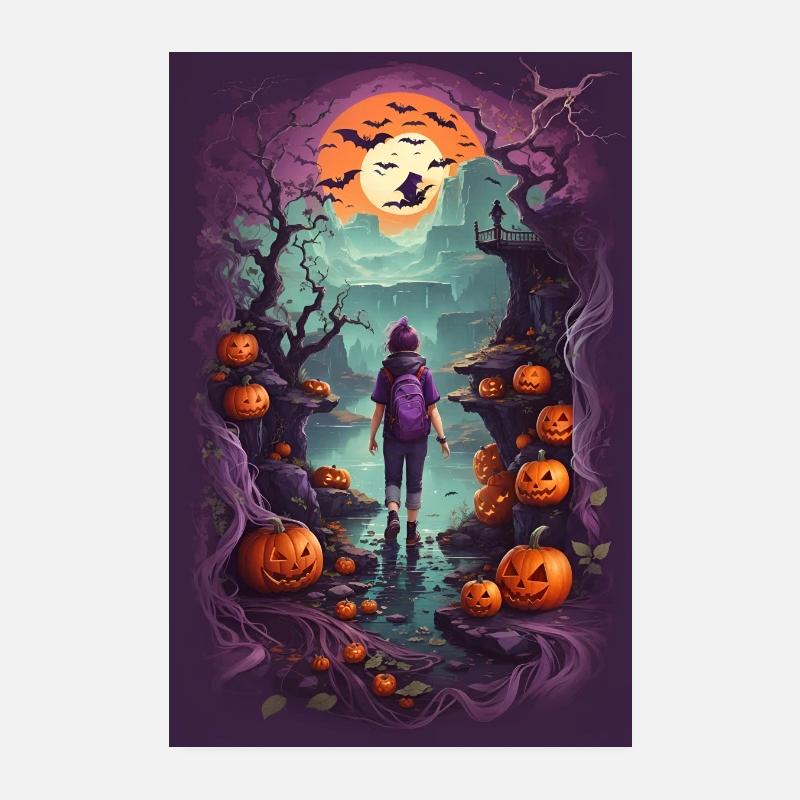 Nuit d’Halloween Poster 20 x 30 cm