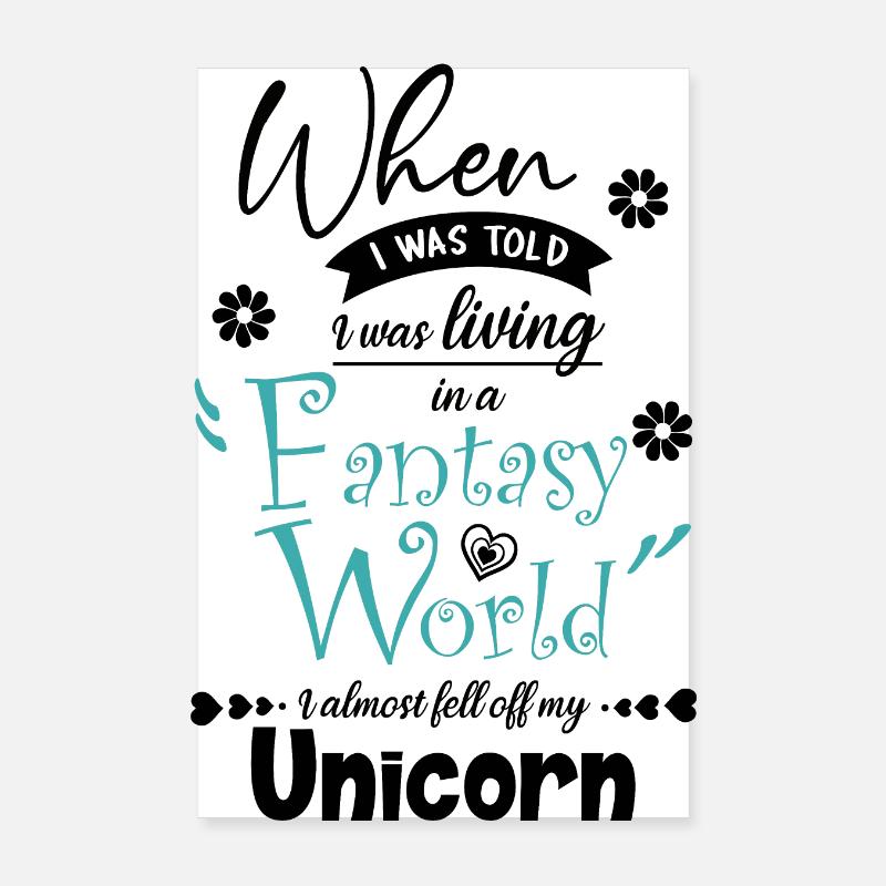 Fantasy-Welt Poster 20x30 cm