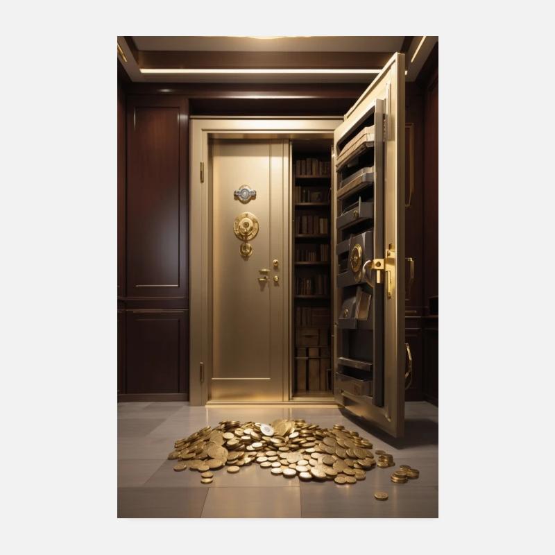 Money Vault Poster 8" x 12" (20x30 cm)