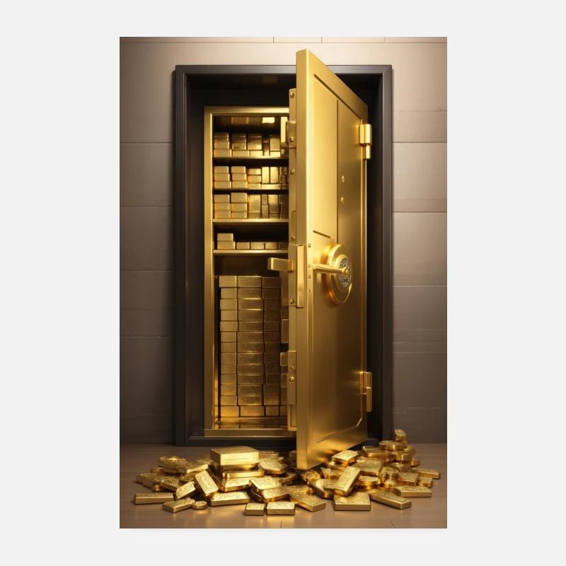 Voûte d’or Poster 20 x 30 cm