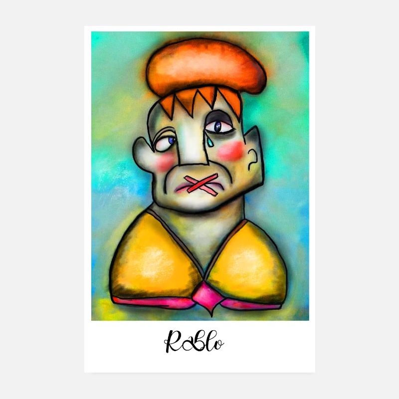 Rablo Kunst Poster 20x30 cm