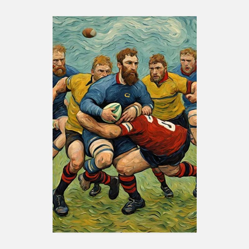 Unerwarteter Schiedsrichter in Aktion Poster 20x30 cm