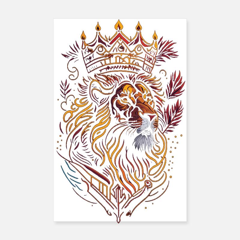 La vie sur Pride Rock Poster 20 x 30 cm