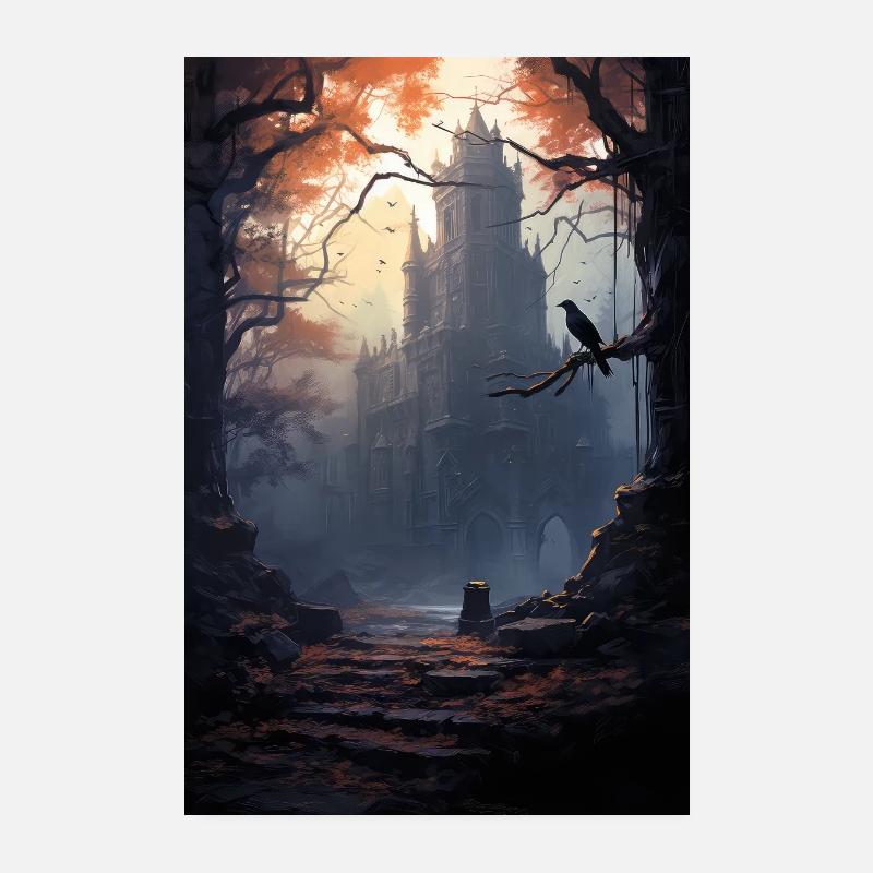 Serrure - Poster 20 x 30 cm - blanc
