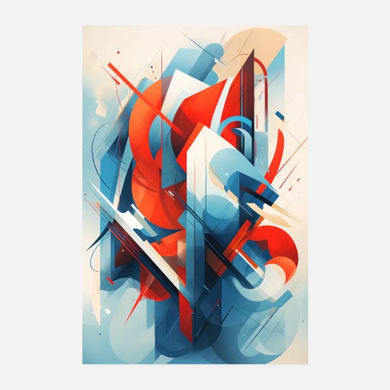 Abstract Art, Abstract, Colorful Poster 8" x 12" (20x30 cm)