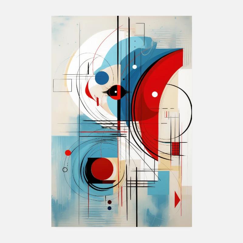 abstrakte kunst Poster 20x30 cm