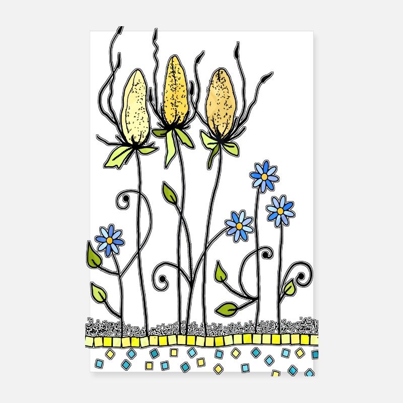 Fleur Poster 20 x 30 cm