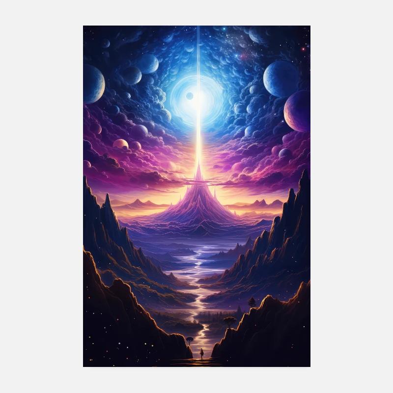 Univers, planètes, espace extra-atmosphérique Poster 20 x 30 cm