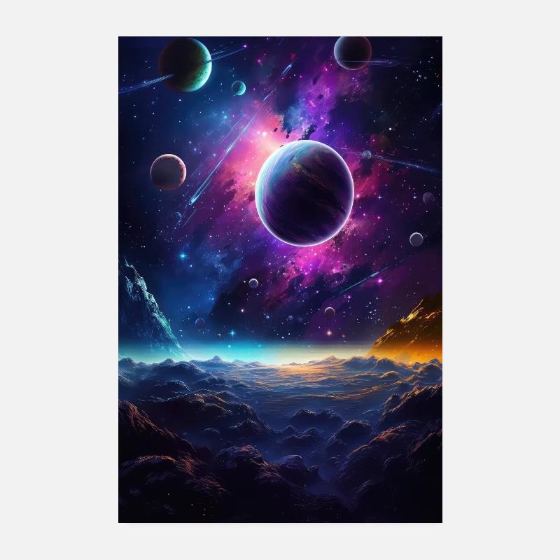 Univers, Planètes, Univers Poster 20 x 30 cm