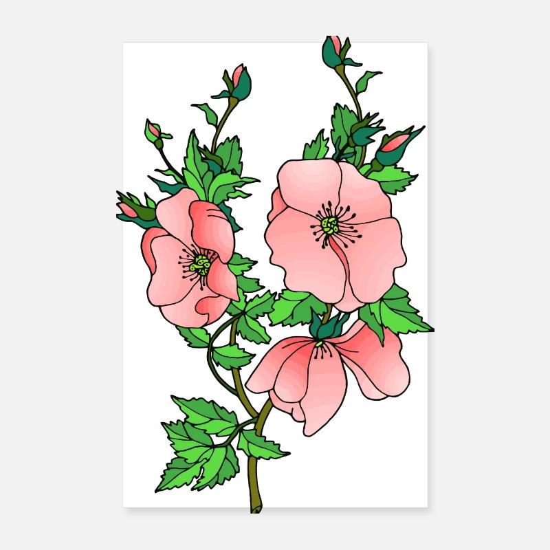 Fleur Poster 20 x 30 cm