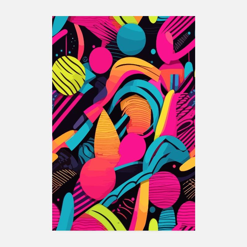 Modern Abstract Pattern Poster 8" x 12" (20x30 cm)