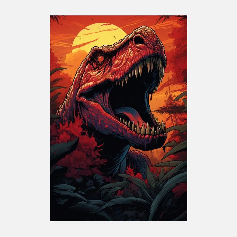 Ancient Roar Poster 8" x 12" (20x30 cm)