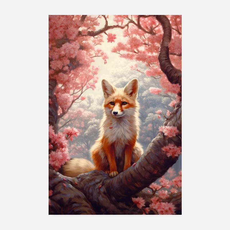 Fuchs Füchse Tier Cute Poster 20x30 cm