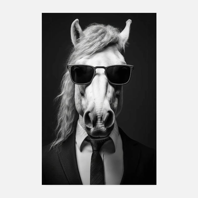 Pferd Pferde Reiten Pferdereiten Sprungreiten Poster 20x30 cm