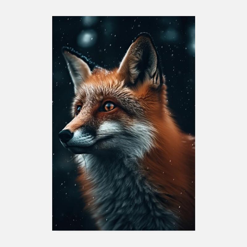 Renard Renards Animaux Animaux Poster 20 x 30 cm