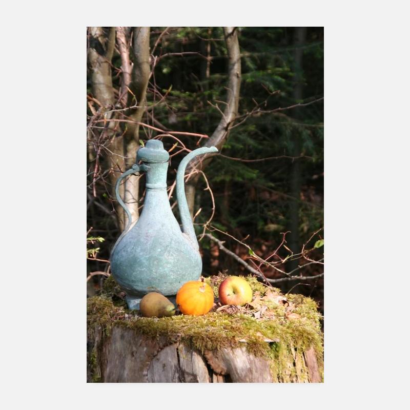 Copper pot in the Black Forest - Poster 8" x 12" (20x30 cm) - white