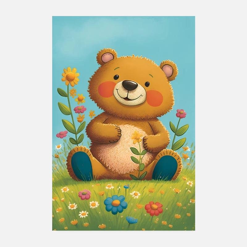 Ours magique Poster 20 x 30 cm
