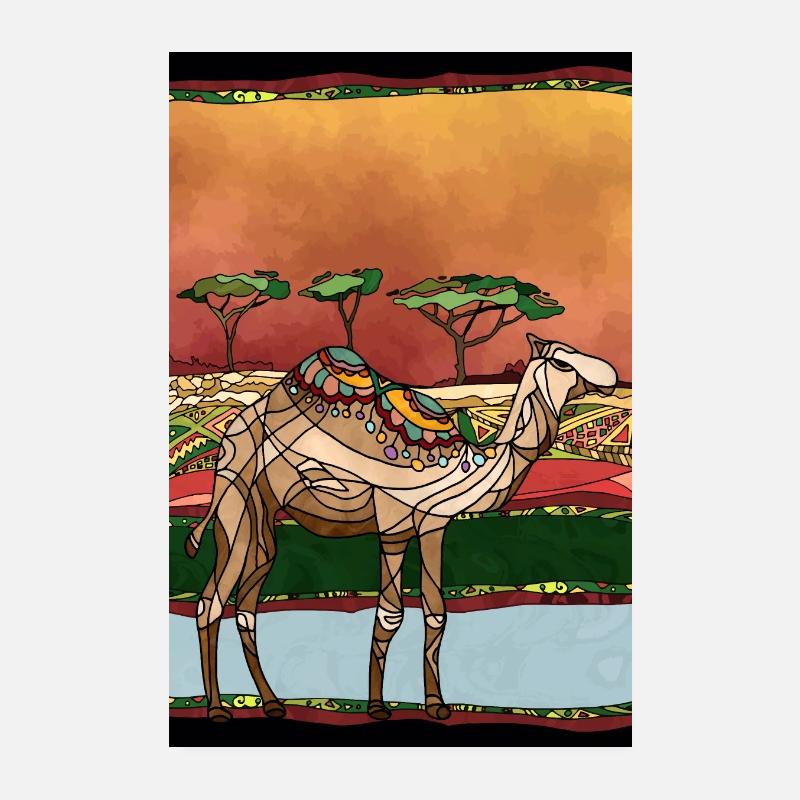 Camel Poster 8" x 12" (20x30 cm)
