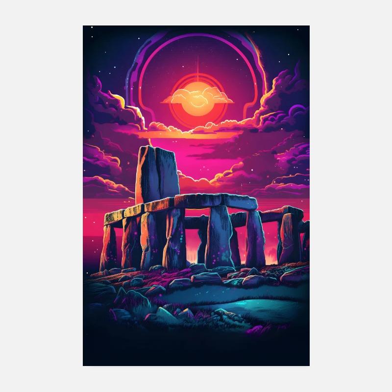 Stonehenge, England Poster 20x30 cm