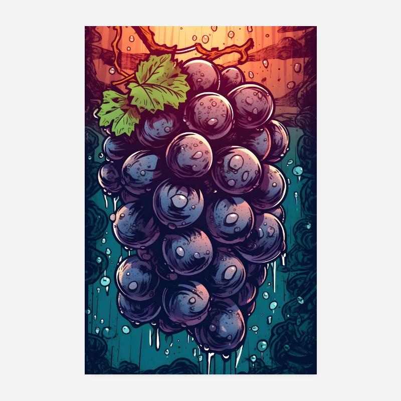 Raisin Poster 20 x 30 cm