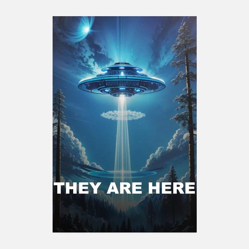 They are Here Poster 8" x 12" (20x30 cm)