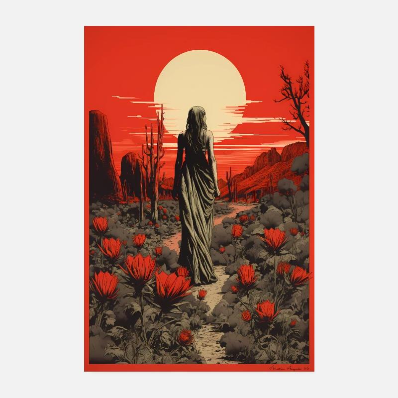 Consumée par le Désert Poster 20 x 30 cm