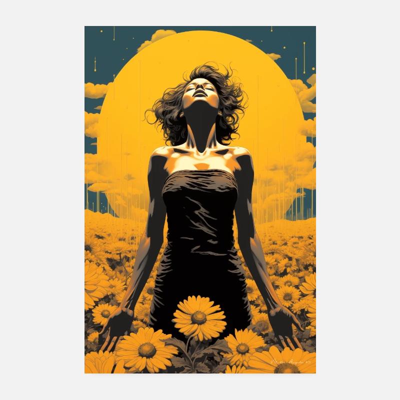 Starrays Poster 20x30 cm