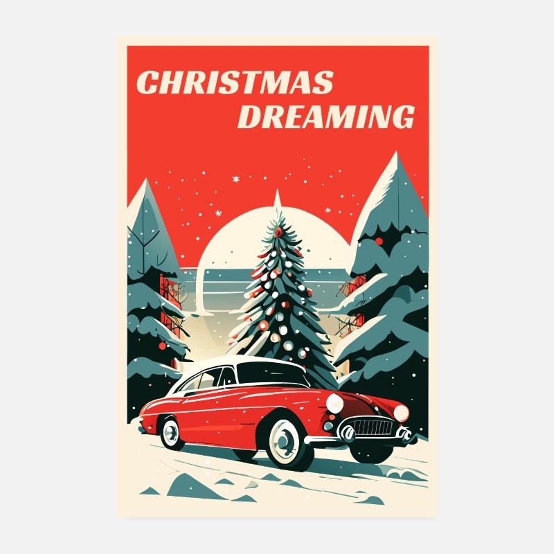 Rêver de Noël Poster 20 x 30 cm