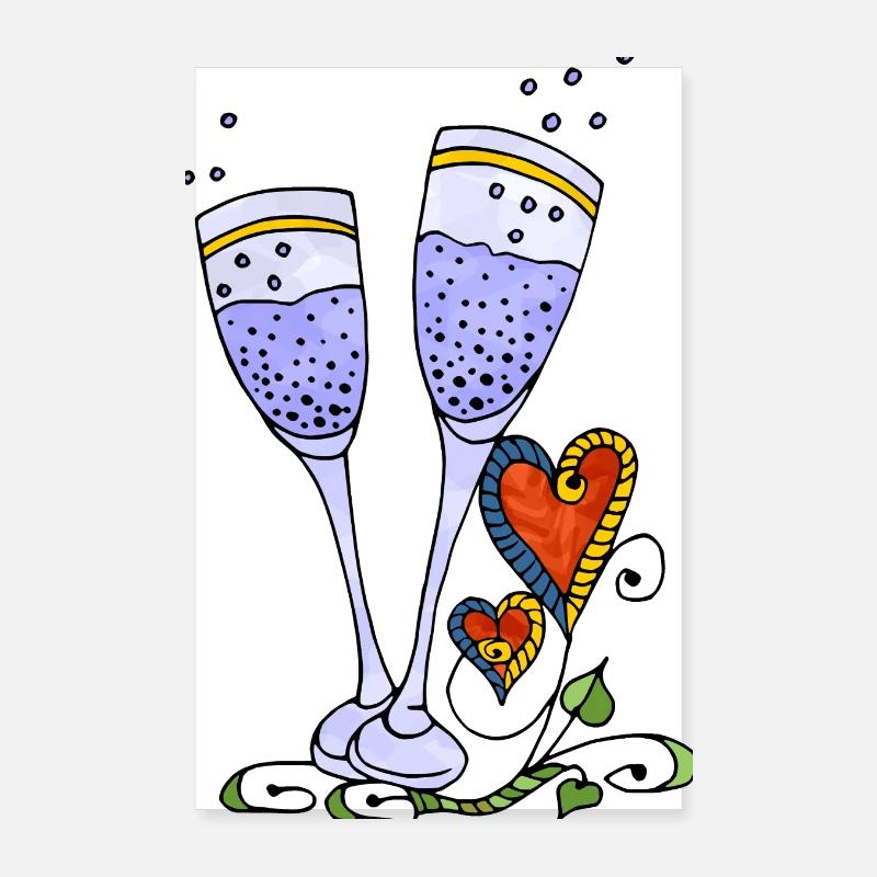 Brille Poster 20x30 cm