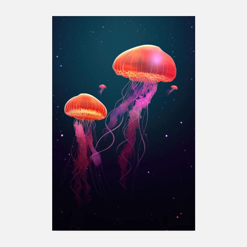 Méduse Méduse Animal Poster 20 x 30 cm