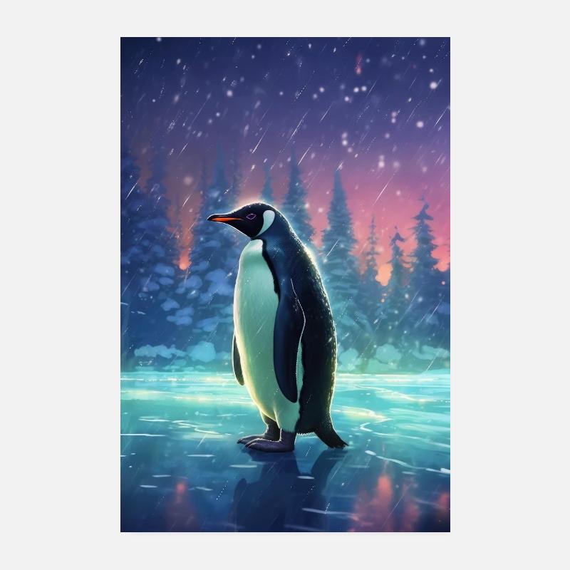 Pingouin Pingouin Animaux Animaux Poster 20 x 30 cm
