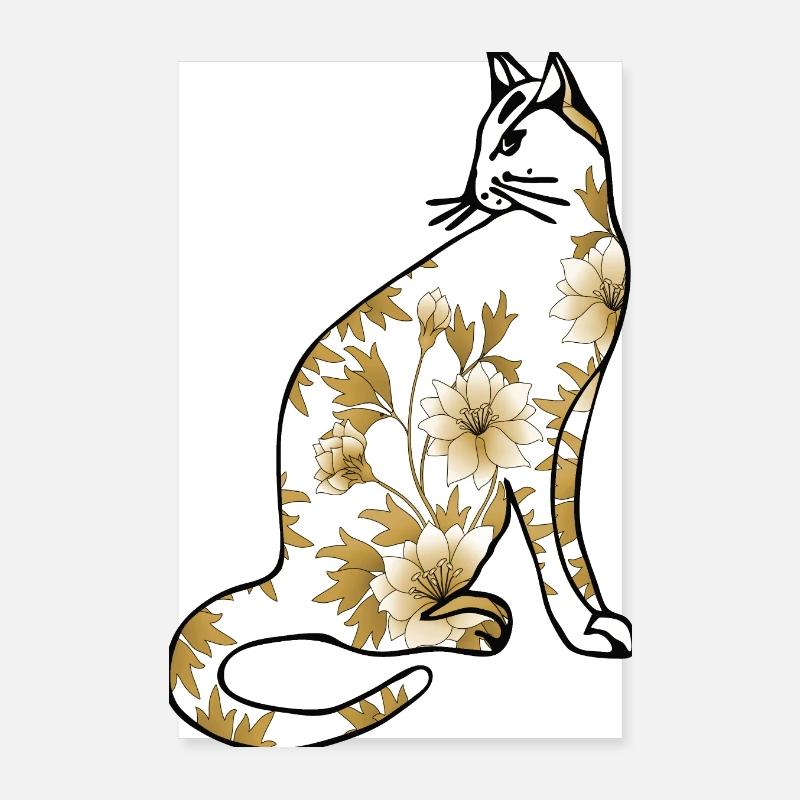 Katze Poster 20x30 cm