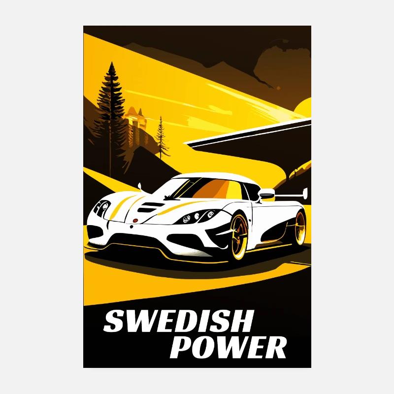 Swedish Power Poster 8" x 12" (20x30 cm)