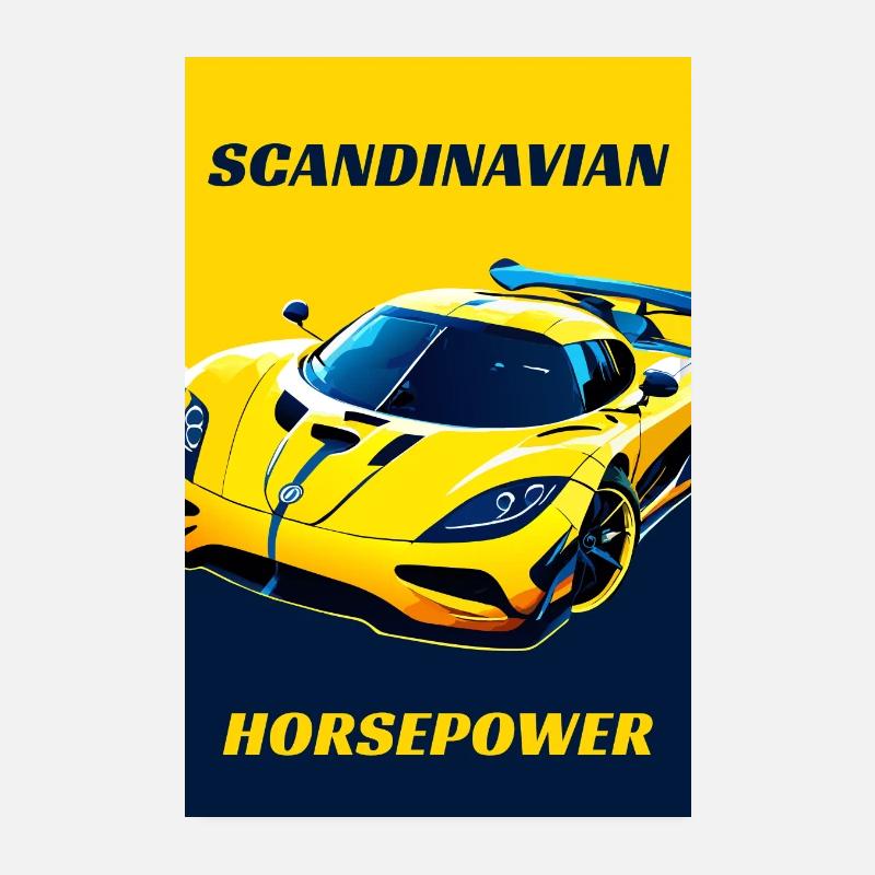 Puissance scandinave Poster 20 x 30 cm
