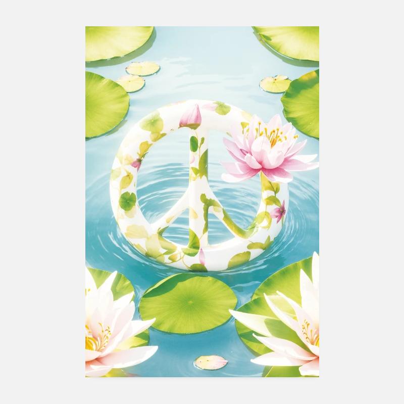 Signe de paix Poster 20 x 30 cm