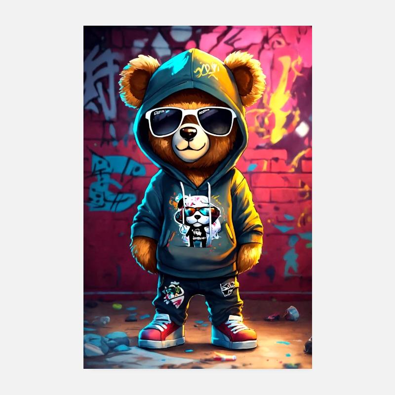 Teddy Bear Poster Poster 8" x 12" (20x30 cm)