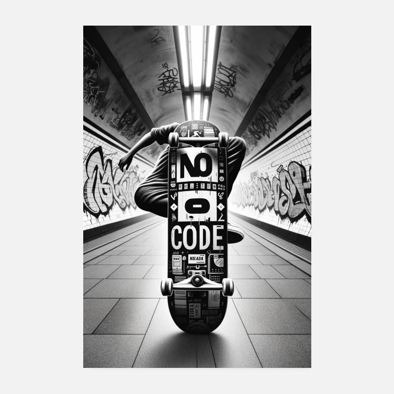 Poster No Code Skate Deck Poster 20 x 30 cm