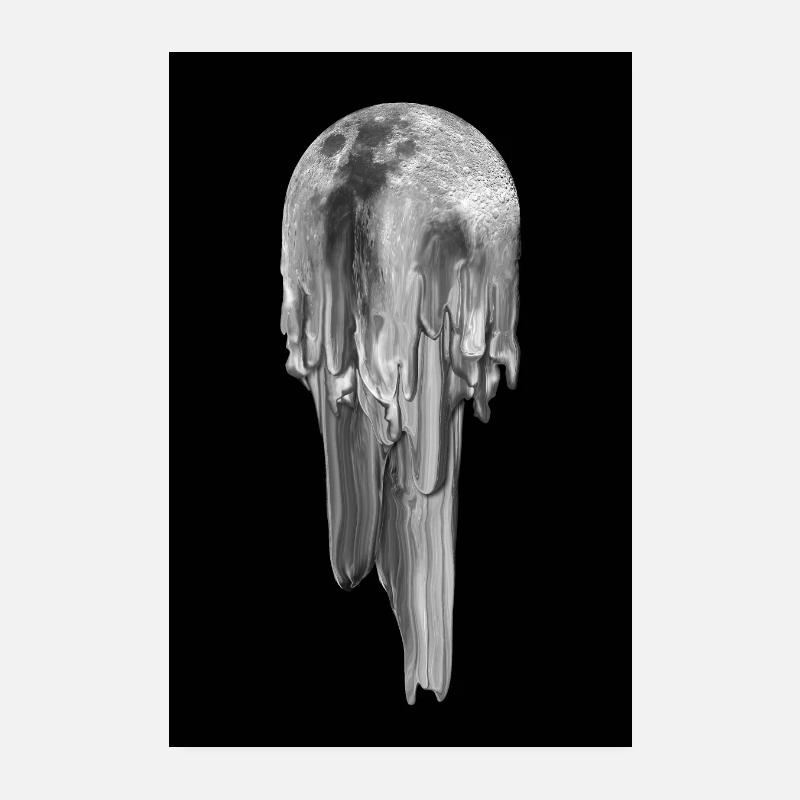 Melting Moon Scoop de Smudge Cream Poster Poster 20 x 30 cm