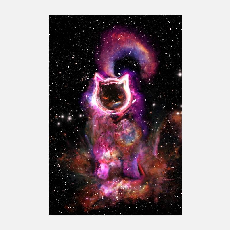 le trou noir connu sous le nom de ton chat Poster 20 x 30 cm