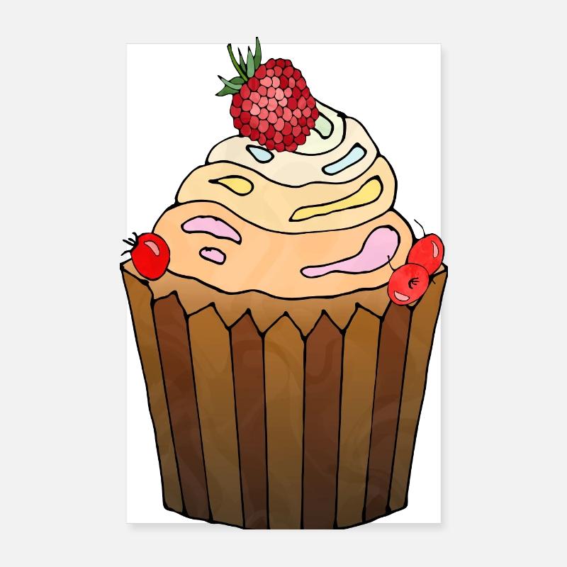 Gâteau Poster 20 x 30 cm